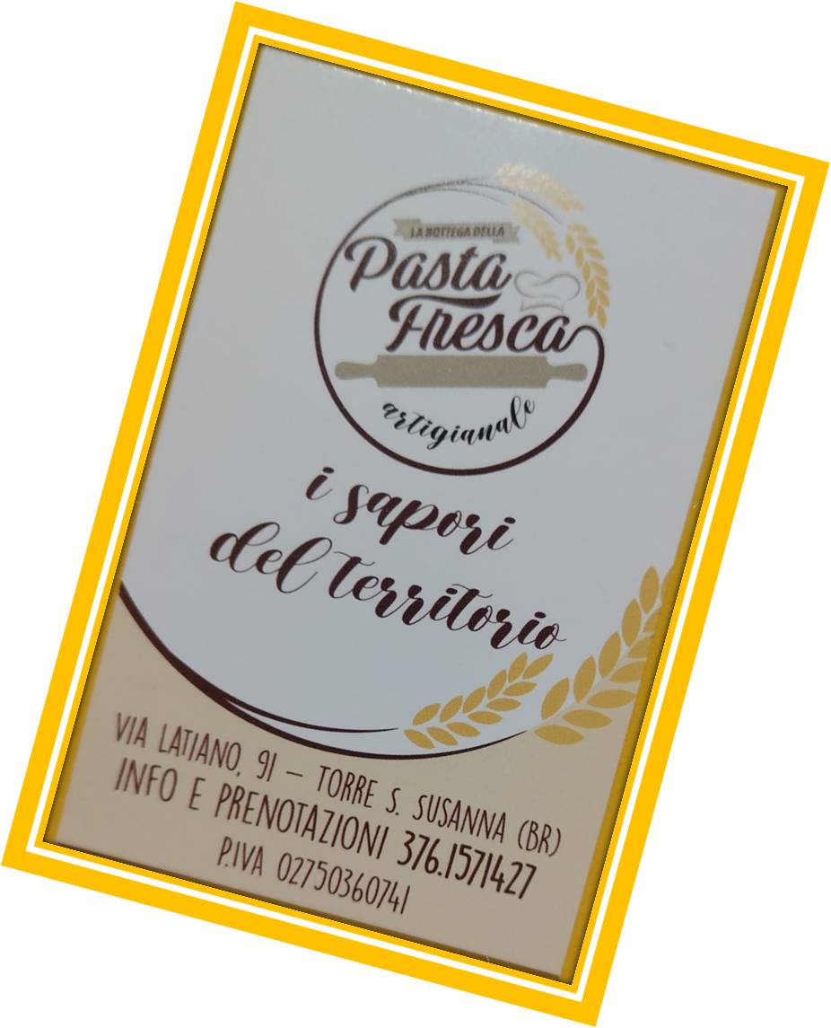 Pasta fresca- I sapori del territorio