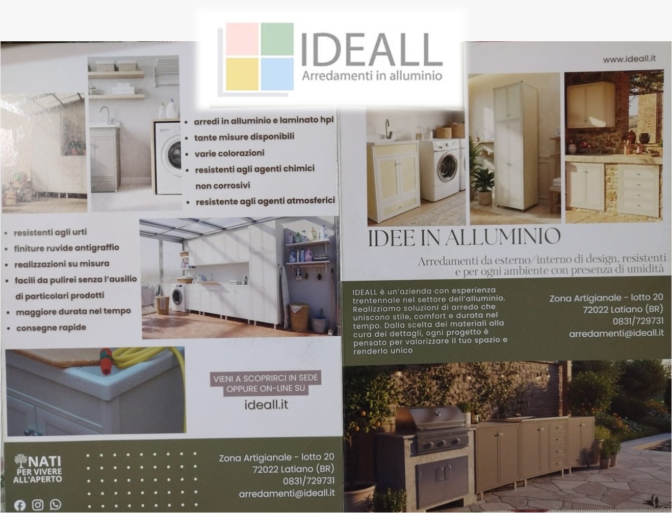 IDEALL Arredamenti in alluminio
